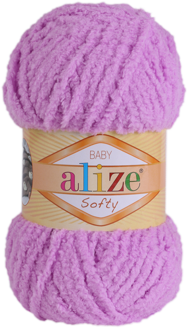 마마니트 10+1 소프티 베이비 털실 / 뜨개실 /수면사실 / 알리제털실, 672 바이올렛, 1개