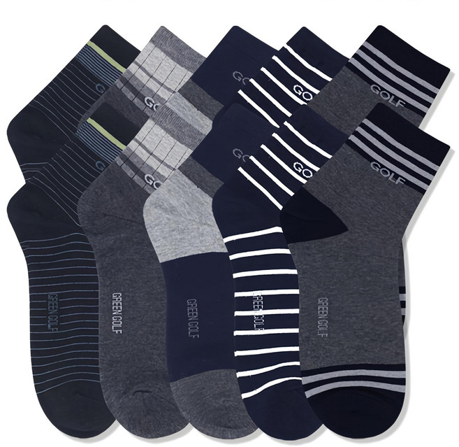 10켤레 프리미엄 골프 중목양말 국산고품질 남성