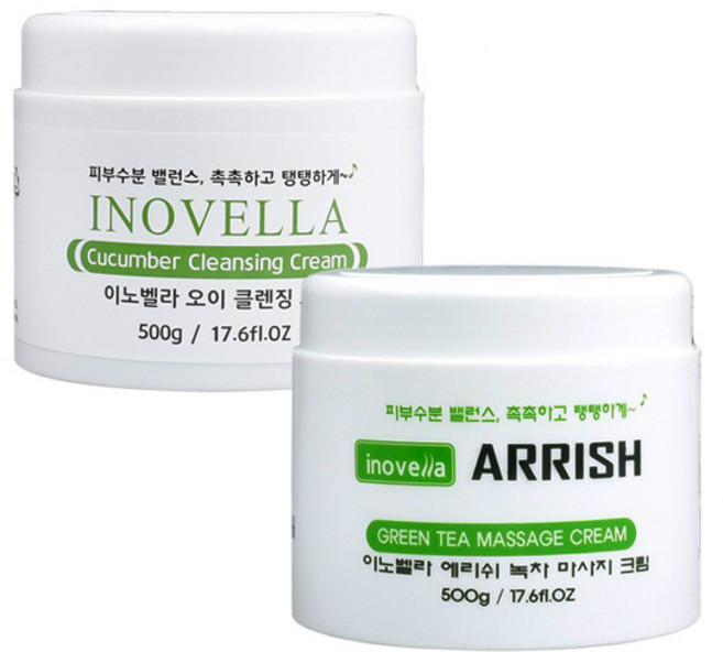 이노벨라 에리쉬 클렌징크림 500ml, 오이, 1개