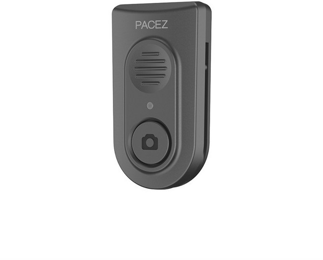 PACEZ RAINBOW 手機自拍藍牙遙控器 M1-PRO (磁吸自拍棒專用) 10米遠距 Type-C充電, 黑色, 1個