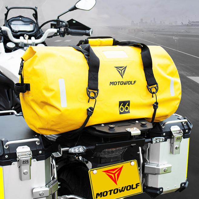 라이더스타 오토바이방수백 바이크방수가방 모토캠핑 드라이백, 그레이, 40L