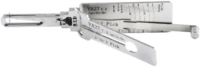 신제품 LISHI 2in1 디코더 U64 HU92HU101 VA2T K5 TOY2 SIP22, 22 VA2T
