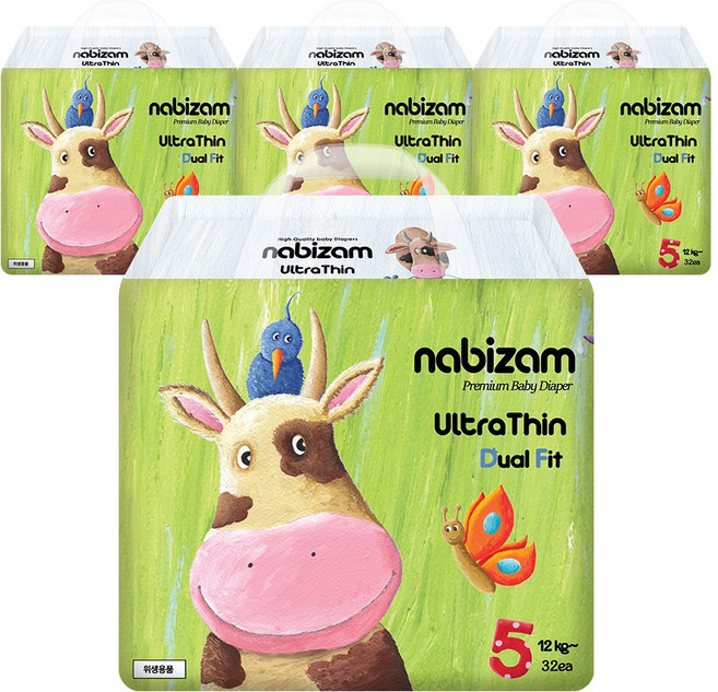 나비잠 울트라씬 듀얼핏 썸머팬티 특대형 4팩, 104매, 특대형(XL)