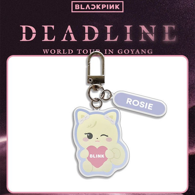 BLACKPINK 亞克力鑰匙扣, 1個, 2