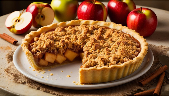 피키즈 시나몬애플잼 크럼블파이 선물하기좋은 맛있는 영양간식 야유회 입학 화이트데이 기념일 디저트 선물 큰사이즈(98mm*20mm) 답례품 수제파이, 110g, 6개