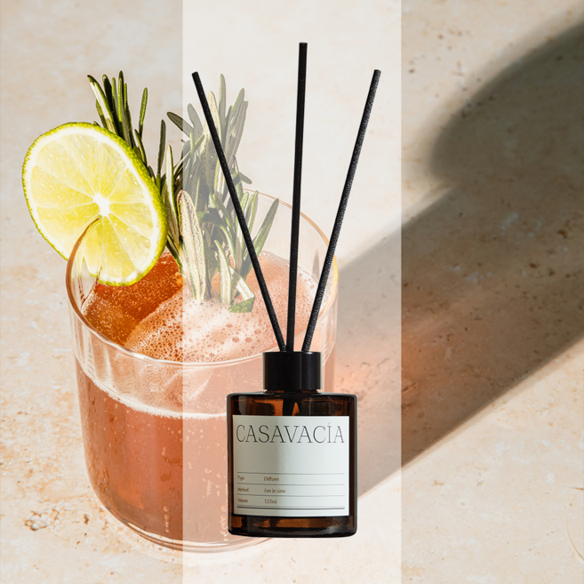 카사바시아 달달한 시원한 디퓨저 방향제, 1개, 125ml, 매그놀리아노빌레