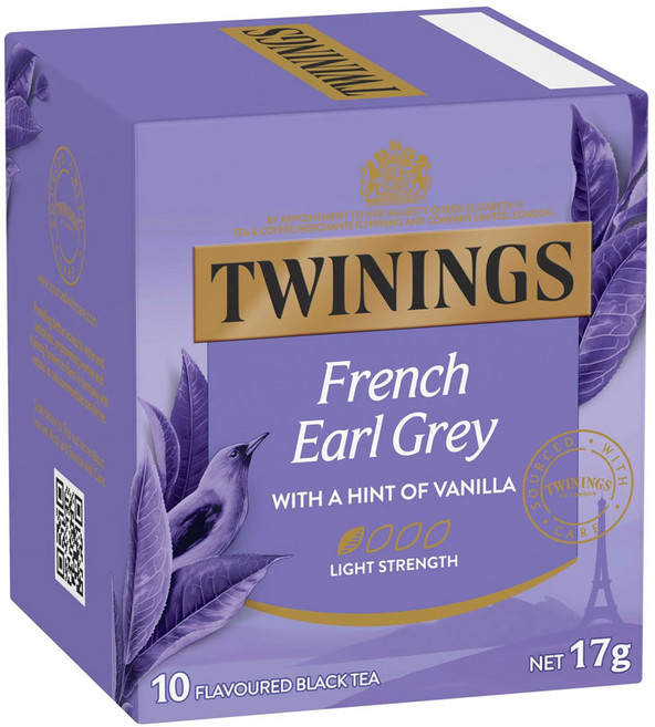 트와이닝 프렌치 얼그레이 티백, 1개, 10개입, 1.7g