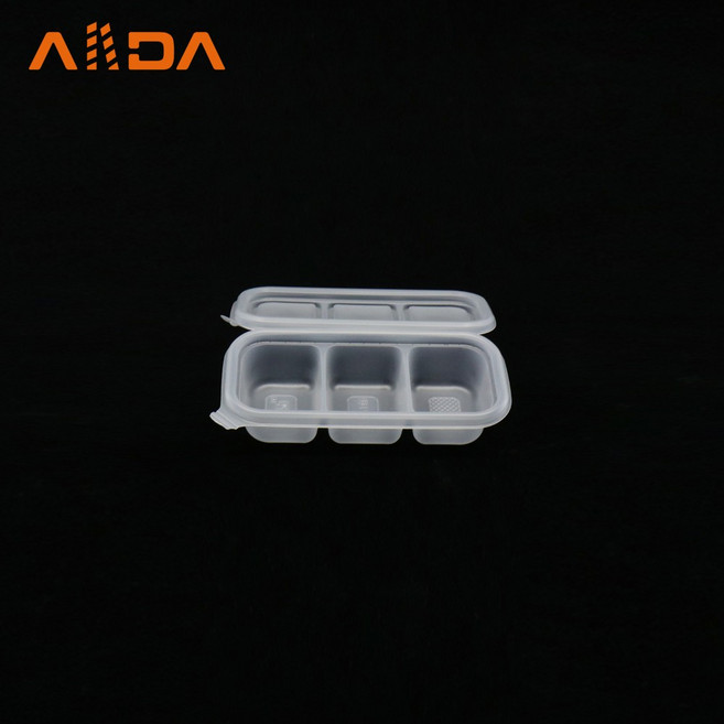 AJ-PP 반찬용기 3칸 100개 세트, 1세트, 100개입