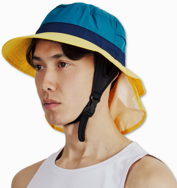 윈어블 서핑모자 챙 모자 버킷햇 여행 방수 벙거지 등산 수영모자 서핑햇 남여공용, 06. 스트링 옐로우