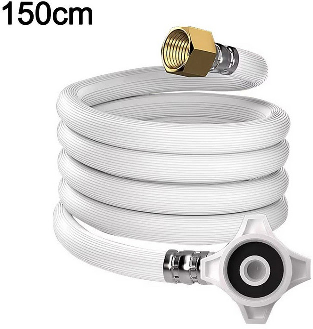 PVC 배관 호스 80 500cm 길이 고압 수도꼭지 물 파이프 G1/2 G3/4 인치 방폭 주방 욕실, Shower Hose-150cm