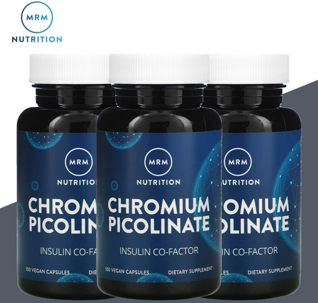 엠알엠 MRM 뉴트리션 크로뮴 피콜리네이트 100비건캡슐 3개, 100, 100정 - 쿠팡