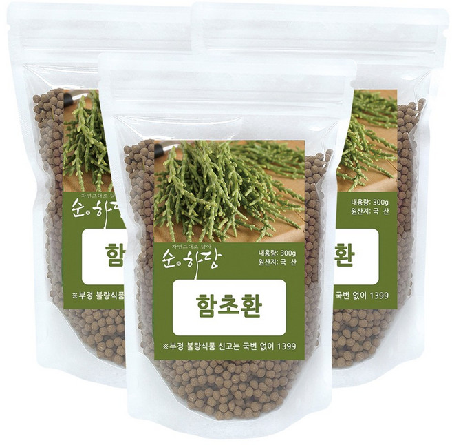순하당 국산 함초환 (퉁퉁마디환), 300g, 3개