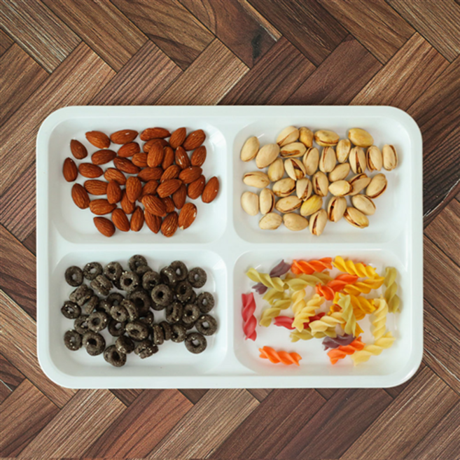 더가벼운 SK PC 방탄 식판 국산 튼튼한 국산 성인식판, SK PC식판 1200 나눔4칸 1개, 1개