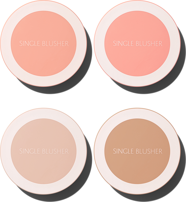 (더샘)샘물 싱글 블러셔 5g, PK05 요거트핑크, 1개