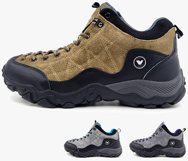 김영주 폭신한 라텍스깔창 천연소가죽 안전야광 미드컷 KYJ-7105 남녀공용 커플 경등산화 남성등산화 여성등산화