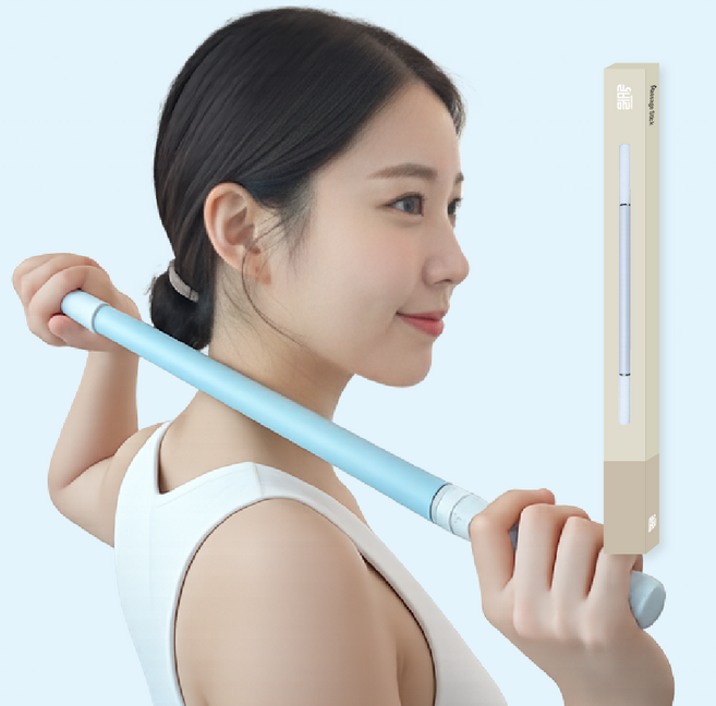 올바름 마사지스틱 종아리 승모근 마사지롤러, S, 1개