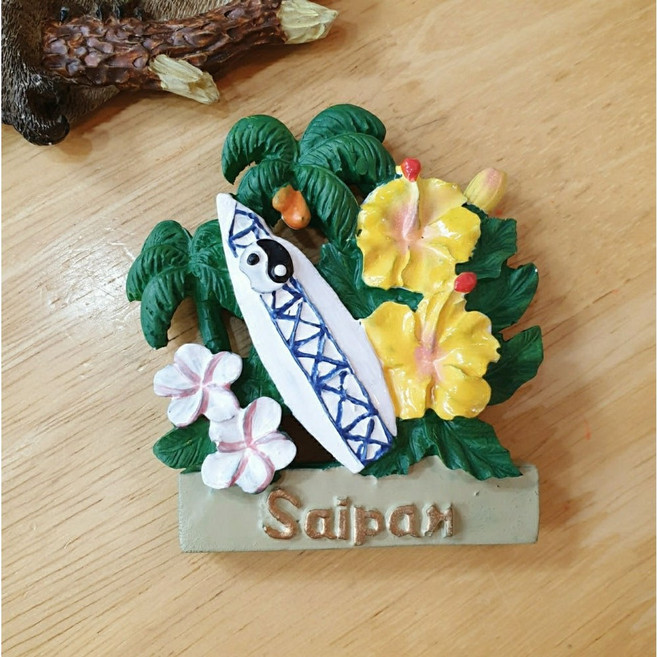 냉장고자석 세계 일본 오사카 후쿠오카 태국 마그넷 마그네틱 기념품 나라 필리핀, C48. 사이판