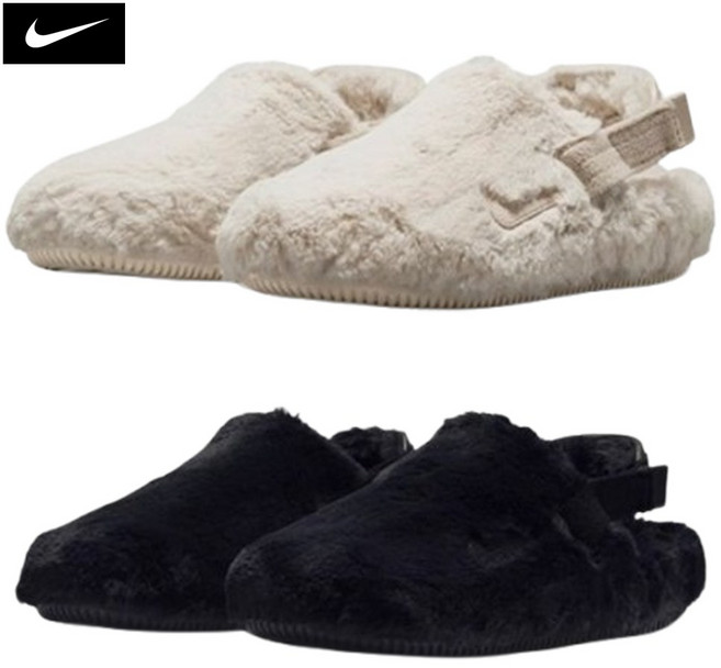국내매장판 나이키 W 캄 SE 여자 겨울 털슬리퍼 뮬 사무실