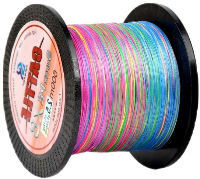 CATTLE 일본원사 내마모성 PE라인 8합사 오색 500m 합사 합사줄, 1개, 오색-5
