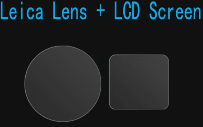 Insta360 One R/RS Twin 1인치 에디션 4K 액션 카메라 Leica 렌즈 LCD 보호 필름용 하드 유리 스크린 프로텍터 커버 케이스, [02] Leica Lens and LCD, [02] For Insta360 one RS, 1개, 라이카 렌즈와 LCD