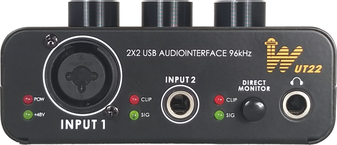 Tone UT22 1x2 USB 音頻接口 96kHz, 1個