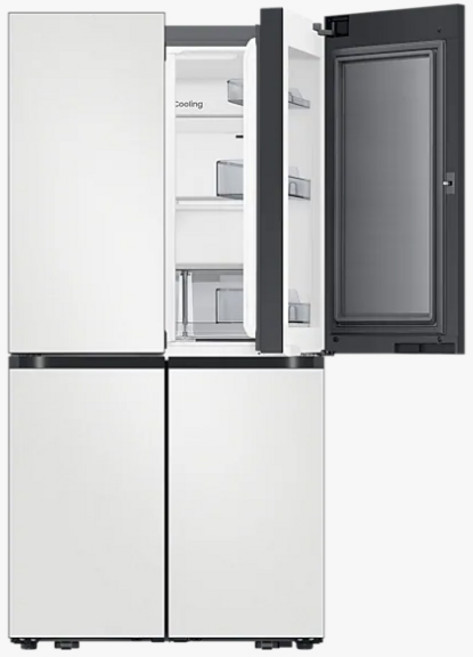 삼성 비스포크 AI 4도어냉장고 RM70F90M2A 홈바 902L 코타화이트