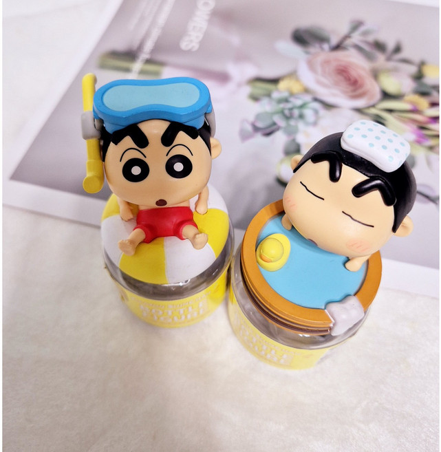 짱구 피규어 캔디 보틀 짱구 2종세트, 1개