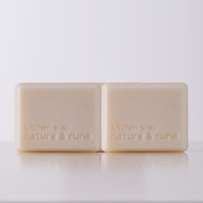 네이처앤루나 키친솝 보리 설거지 비누 2매입, 1개