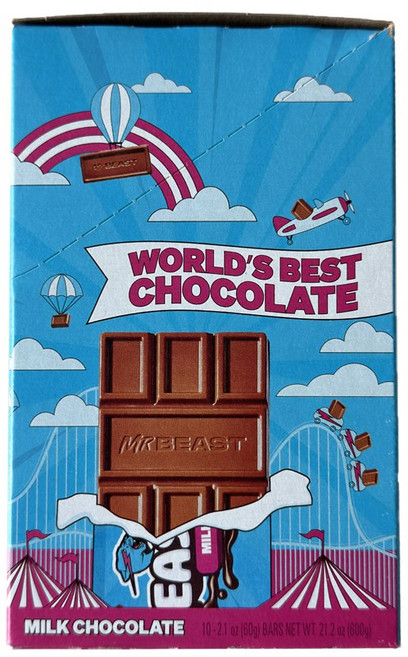 피스터블 미스터비스트 밀크 초콜릿, 6개, 60g