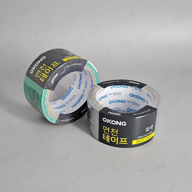 포장용 면천테이프, 회색, 5개
