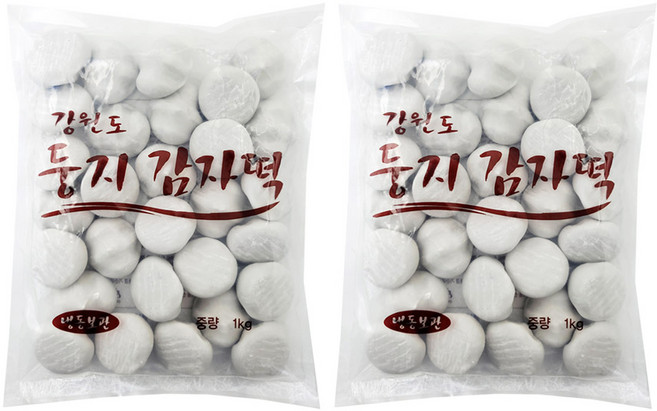 오대 강원도 에서 온 둥지 감자떡, 1kg, 2개
