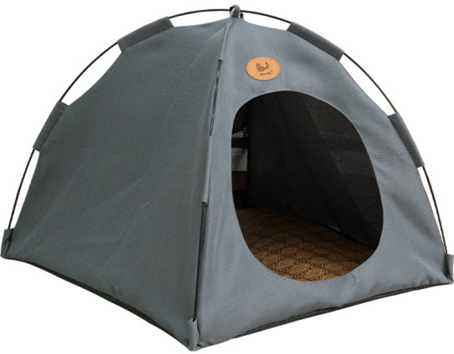 YYT 고양이 강아지 숨숨집 애완동물 실내용 텐트, 1개, 그레이