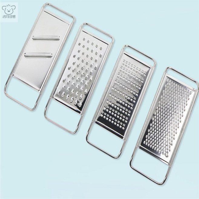 리치점빵 이태리비앙키 스텐 채칼 마늘그레이터 치즈그레이터미니, S홀 (54)