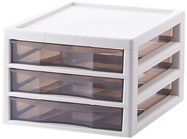 B4 이동식 서류 보관함 문서 보관 플라스틱 사무용 캐비닛 트롤리, 3단, 2_B4 3단 무바퀴