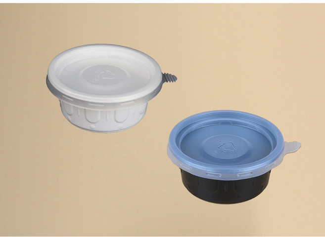 간장용기 양념용기 소스용기 70파이 소 화이트 블랙 3000개 세트, 1개