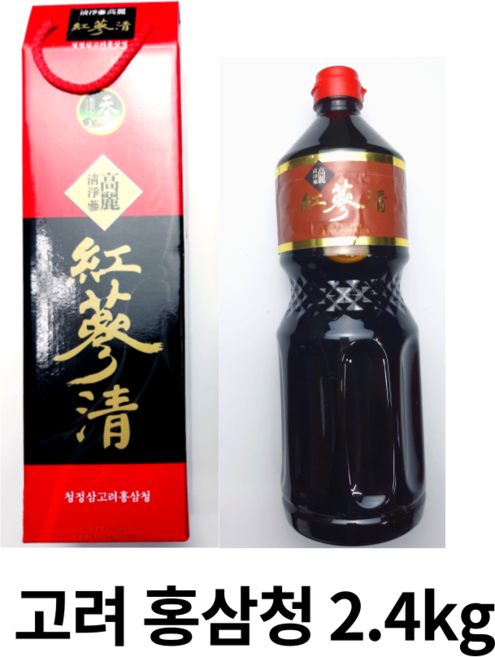 고려홍삼청 2.4kg금산홍삼청 홍삼엑기스대용량, 2.4kg, 1개