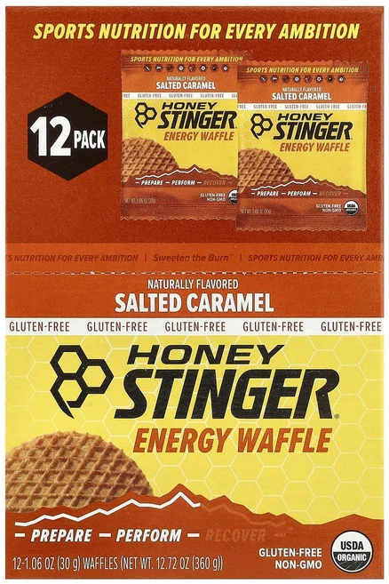 지금 곧 품절됩니다 Honey Stinger 에너지 와플 솔티드 캐러멜 와플 12개 개당 30g(1.06oz) 서둘러주시면 감사하겠습니다, HoneyStinger에너지와플솔티드캐러멜와플12개개당 - 쿠팡