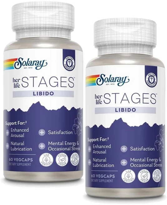 솔라레이 헐 라이프 스테이지 리비도 SOLARAY her Life Stages Libido, 2개, 60정 - 쿠팡