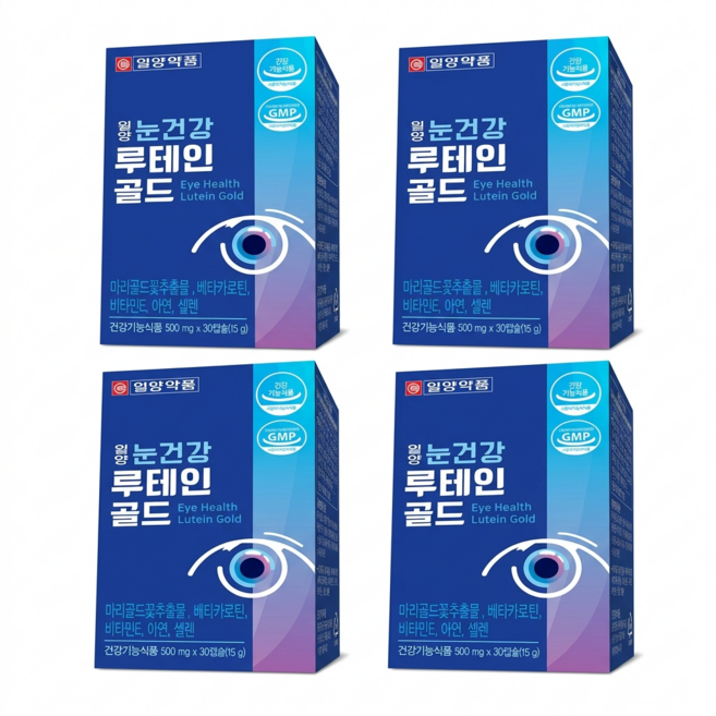 일양약품 눈건강 루테인 골드, 30정, 4개