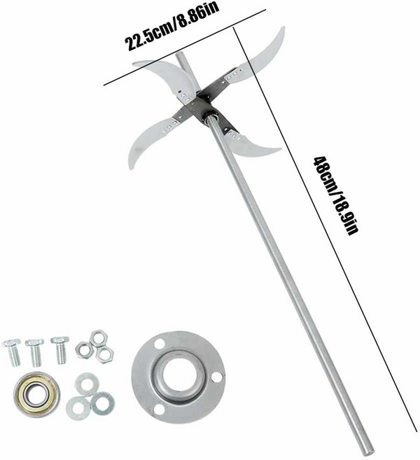 농업용 채소 분쇄기 번식 쵸퍼 드릴 거위 커터 치킨 풀에 전기 사료 블레이드, 1 SET, 1개