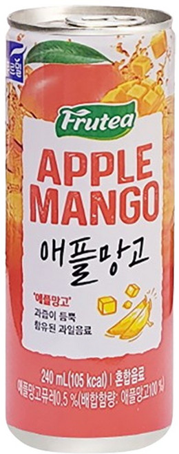 푸르티 애플망고 과일 주스 과즙, 60개, 240ml