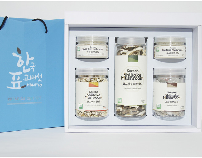 [꿈을파는버섯농장] 꿈을품은 무농약 표고버섯 선물세트 2호, 1개, 335g