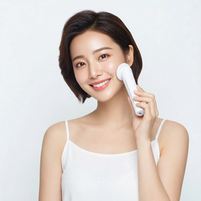 [뷰티 디바이스] 펄케어 뉴소닉 홈케어 리프팅 피부 미용기기 EMS LED 갈바닉 피부 관리기 얼굴 마사지기