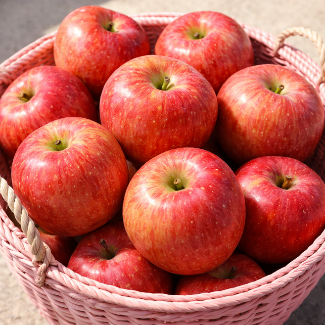 [반값행사중] 2026년 수확문경 껍질통으로 즐기는 꿀 사과 부사 5KG 대과, 1박스