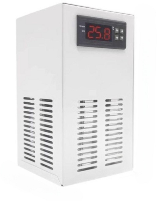 수족관 어항 쿨러 자동 시즈항온기 소형 온도조절기 물고기 냉각팬 아쿠아리움 조절 쿨링, 20l 화이트 냉방 펌프 + 2m 튜브