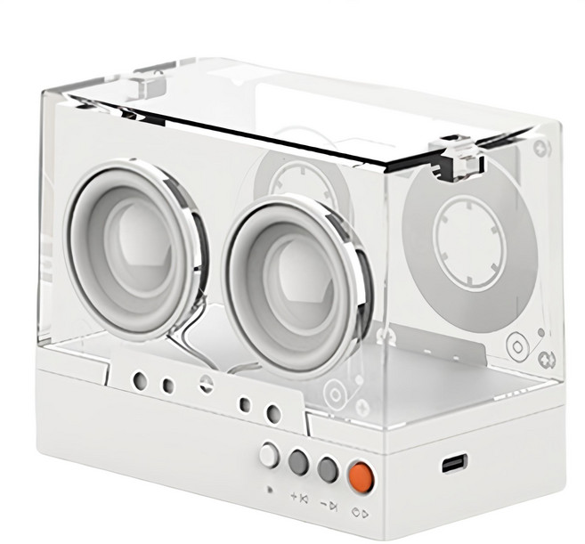 오브룸 아이아이 블루투스 스피커 미니, OV-BS01, 화이트