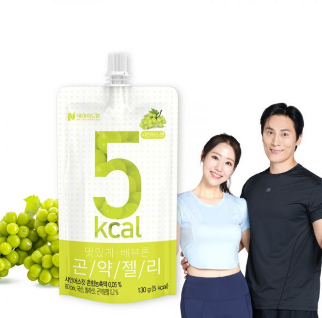 네이처드림 맛있게 배부른 5kcal 곤약젤리 20포 1박스 샤인머스캣, 130g, 1개