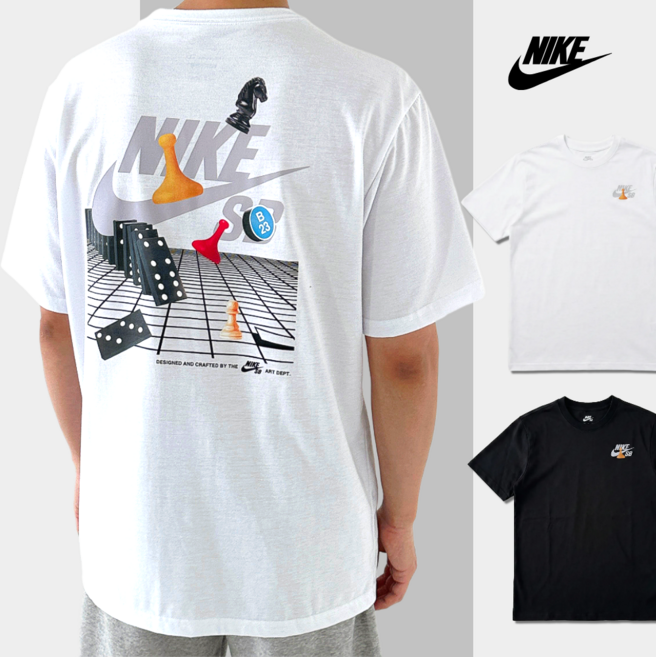 당일발송 나이키 NIKE 남여공용 SB 스케이트 오버핏 라운드 반팔 티셔츠 반팔티 스포네틱 양말