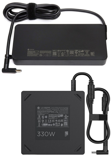 정품 HP 330W OMEN 17 파워어댑터 19.5V 16.92A 4.5mm TPN-DA60, 어댑터+전원케이블