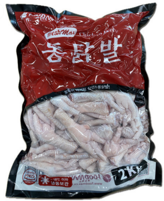 프레쉬맥스 닭발 원료 통닭발 2Kg, 2kg(1개), 1개